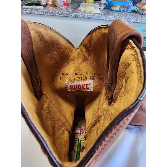 Women's RUDEL Boots, Brown, Size 9 - Picture 12 of 12